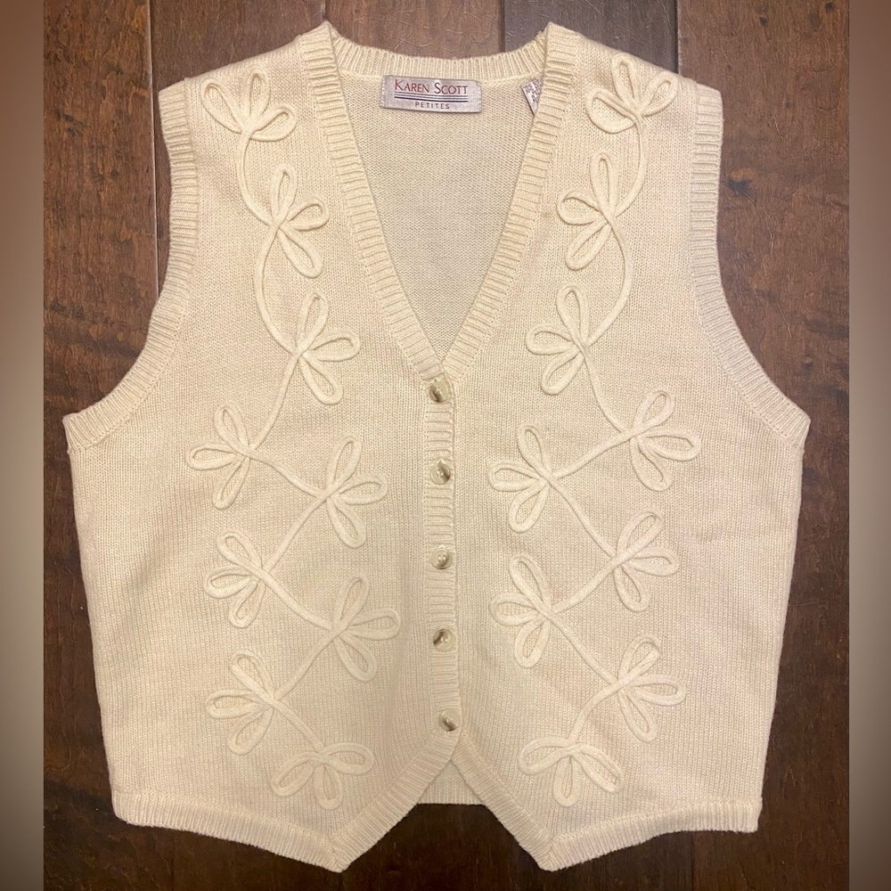 Vintage Karen Scott Wool Vest